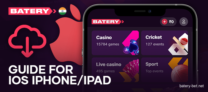 Batery app for iOS devices - how to download