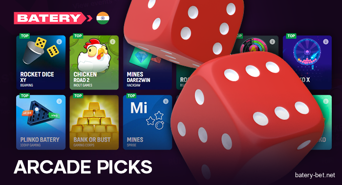 Instant games at Batery online casino 