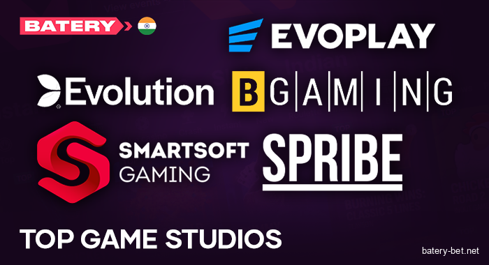 Best Providers at Batery Online Casino 